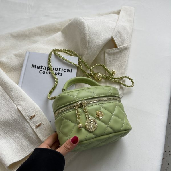 Mini Diamond Quilted Chain Bag for Women - Fashionable Spring/Summer 2025 Crossbody & Handbag, Versatile Style