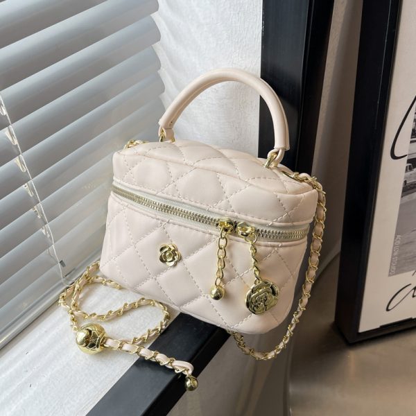 Mini Diamond Quilted Chain Bag for Women - Fashionable Spring/Summer 2025 Crossbody & Handbag, Versatile Style