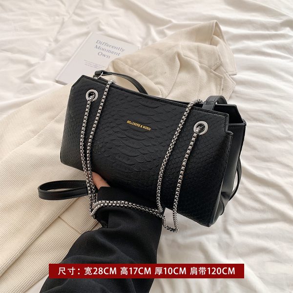Minimalist Beaded Handbag for Women - Textured Wrinkled Crossbody Bag, Summer 2025 Fashion Essential