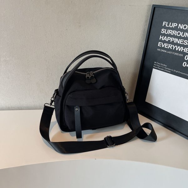 Minimalist Casual Single-Shoulder Canvas Crossbody Bucket Bag for Women - Trendy Summer 2025 Fashion Accessory
