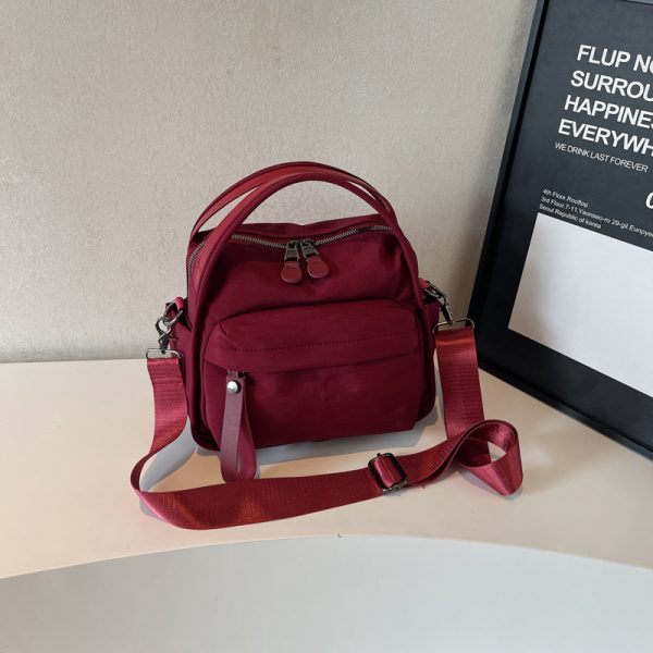 Minimalist Casual Single-Shoulder Canvas Crossbody Bucket Bag for Women - Trendy Summer 2025 Fashion Accessory