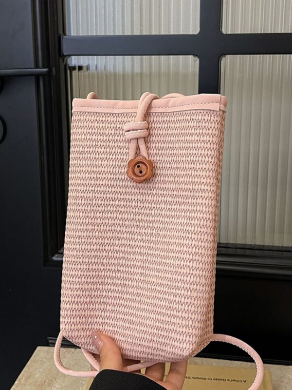 Minimalist Casual Women's Crossbody Bag, Korean Style Small Square Phone Bag, 2025 Summer Trendy Versatile Fashion Accessory