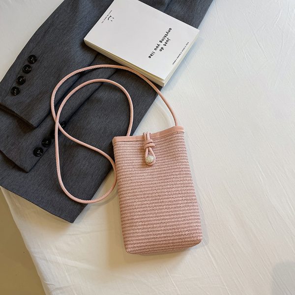 Minimalist Casual Women's Crossbody Bag, Korean Style Small Square Phone Bag, 2025 Summer Trendy Versatile Fashion Accessory