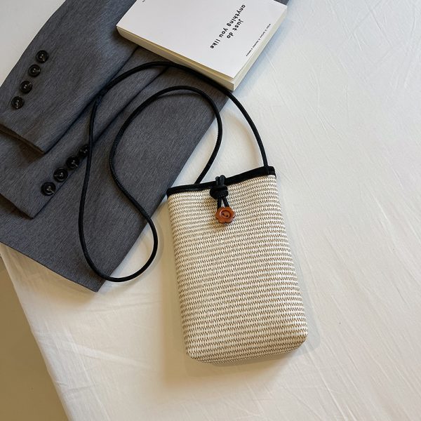 Minimalist Casual Women's Crossbody Bag, Korean Style Small Square Phone Bag, 2025 Summer Trendy Versatile Fashion Accessory