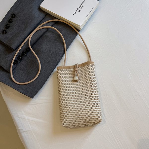 Minimalist Casual Women's Crossbody Bag, Korean Style Small Square Phone Bag, 2025 Summer Trendy Versatile Fashion Accessory