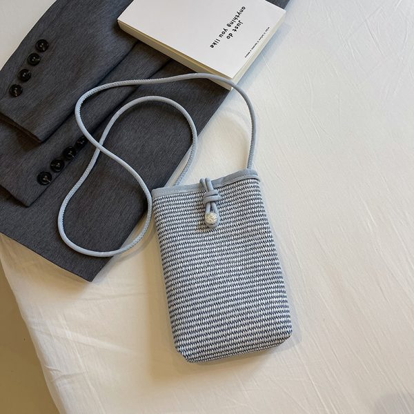 Minimalist Casual Women's Crossbody Bag, Korean Style Small Square Phone Bag, 2025 Summer Trendy Versatile Fashion Accessory