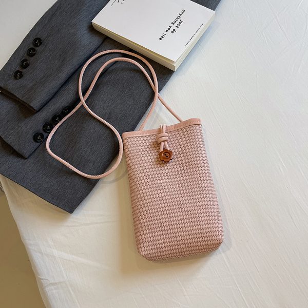 Minimalist Casual Women's Crossbody Bag, Korean Style Small Square Phone Bag, 2025 Summer Trendy Versatile Fashion Accessory