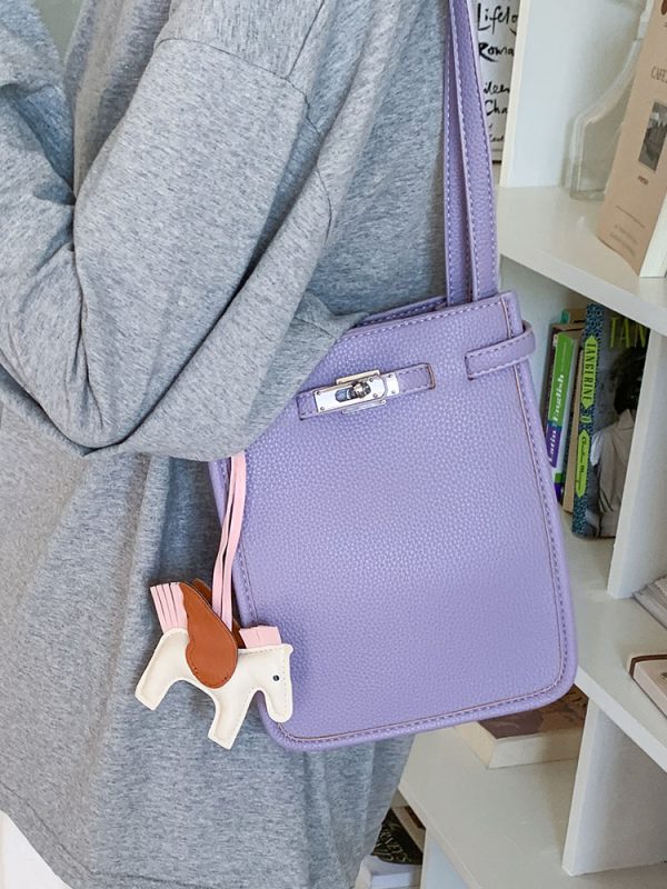 Minimalist Crossbody Mobile Phone Bag for Women - 2025 Summer Small Square Handheld Textured Fashion Accessory