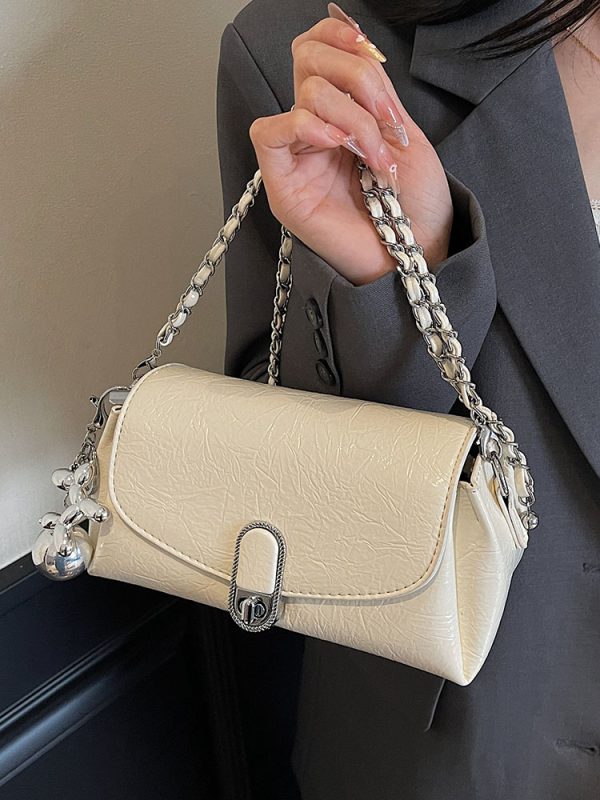 Minimalist Korean Style Pillow Bag for Women - Trendy High-End Shoulder Bag for Summer 2025 Casual Fashion