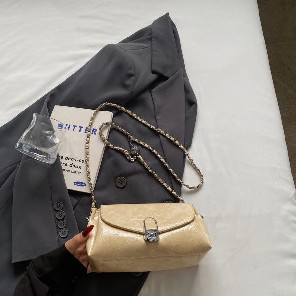 Minimalist Korean Style Pillow Bag for Women - Trendy High-End Shoulder Bag for Summer 2025 Casual Fashion