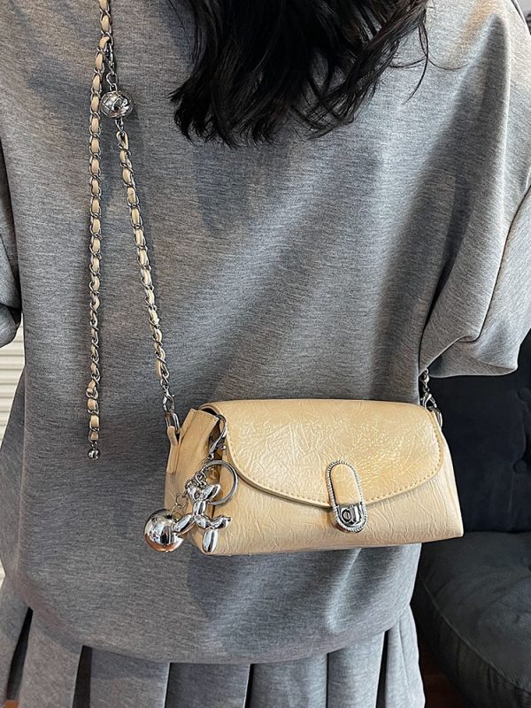 Minimalist Korean Style Pillow Bag for Women - Trendy High-End Shoulder Bag for Summer 2025 Casual Fashion
