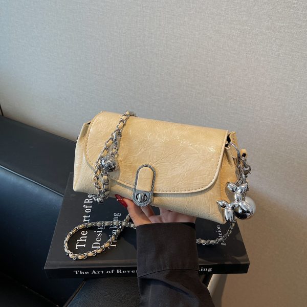 Minimalist Korean Style Pillow Bag for Women - Trendy High-End Shoulder Bag for Summer 2025 Casual Fashion