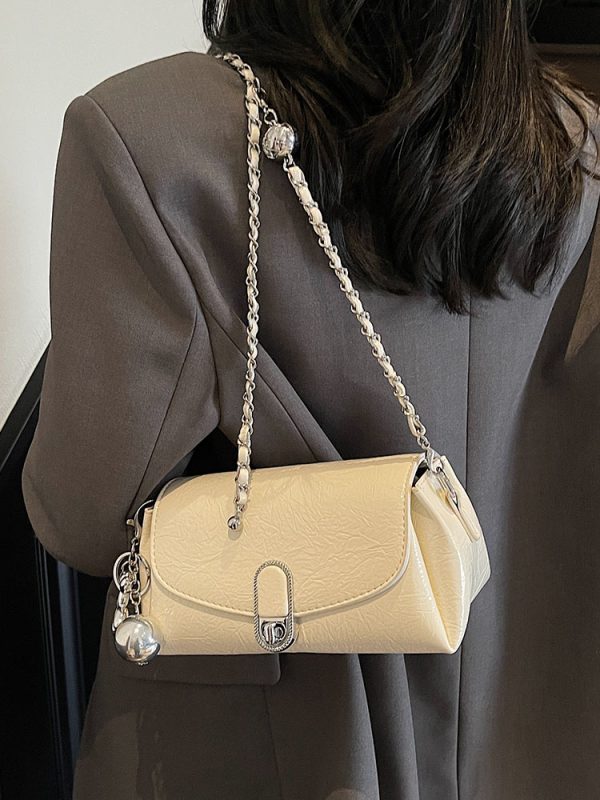 Minimalist Korean Style Pillow Bag for Women - Trendy High-End Shoulder Bag for Summer 2025 Casual Fashion