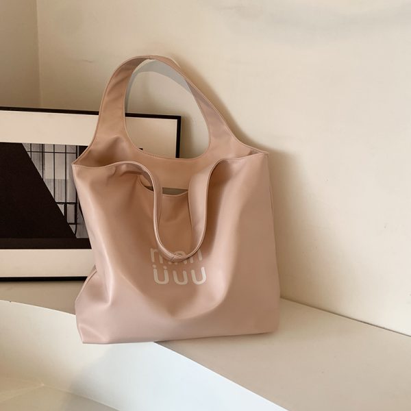 Minimalist Korean Style Tote Bag for Women - Cute Versatile Underarm Shoulder Bag for Summer 2025