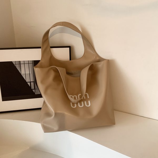 Minimalist Korean Style Tote Bag for Women - Cute Versatile Underarm Shoulder Bag for Summer 2025