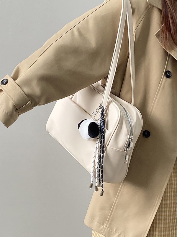 Minimalist Large Capacity Shoulder Tote Bag for Women - Spring/Summer 2025 Niche Design Commuter Style