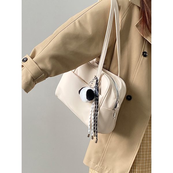Minimalist Large Capacity Shoulder Tote Bag for Women - Spring/Summer 2025 Niche Design Commuter Style
