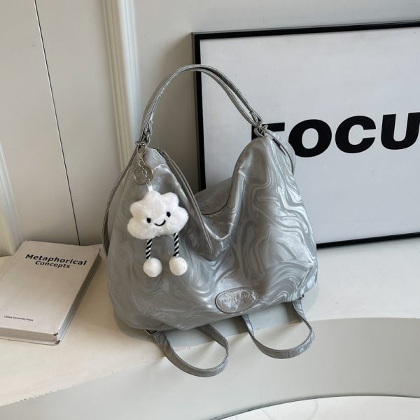 Minimalist Large-Capacity Tote Bag for Women - Stylish Versatile Shoulder Bag for Summer 2025 Korean Fashion