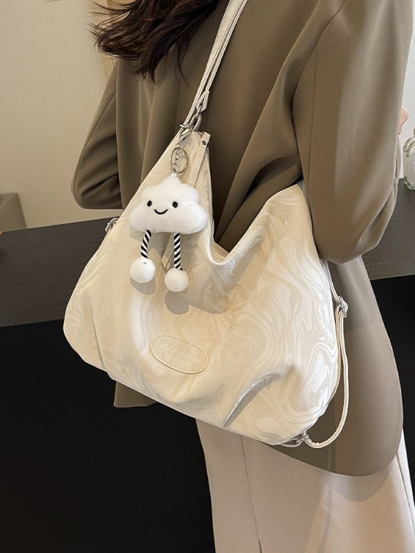 Minimalist Large-Capacity Tote Bag for Women - Stylish Versatile Shoulder Bag for Summer 2025 Korean Fashion