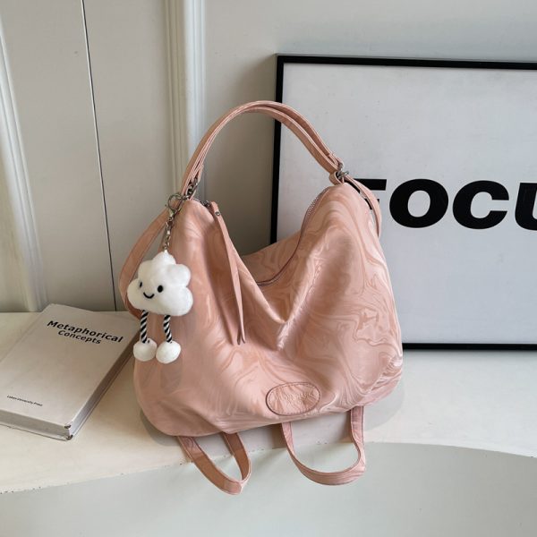Minimalist Large-Capacity Tote Bag for Women - Stylish Versatile Shoulder Bag for Summer 2025 Korean Fashion