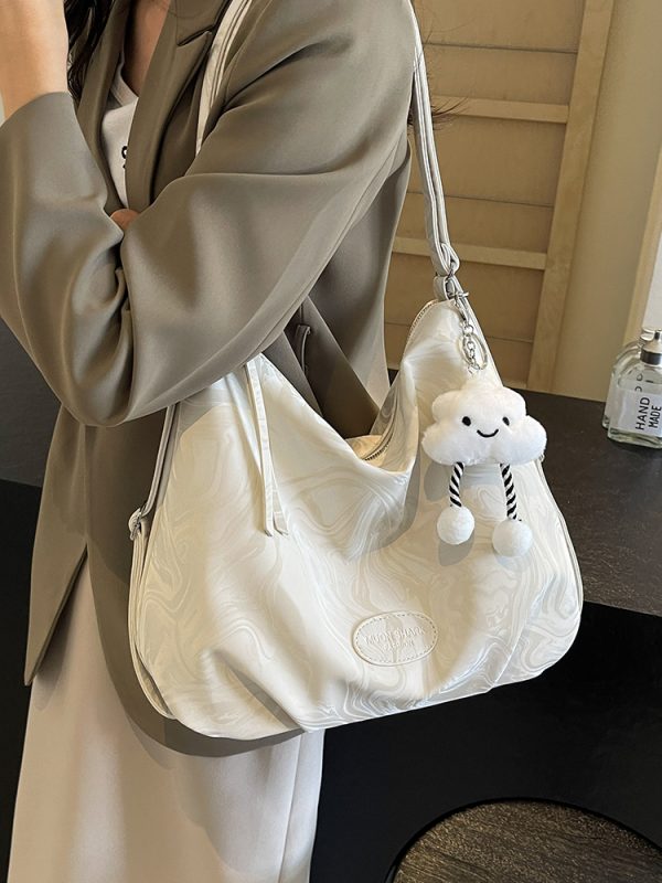 Minimalist Large-Capacity Tote Bag for Women - Stylish Versatile Shoulder Bag for Summer 2025 Korean Fashion