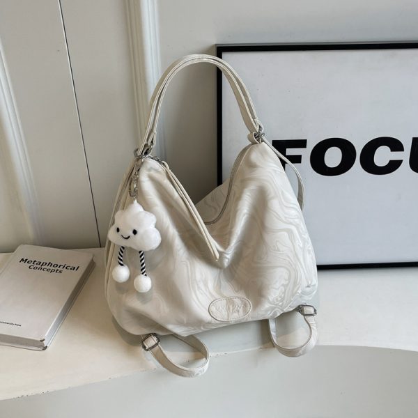 Minimalist Large-Capacity Tote Bag for Women - Stylish Versatile Shoulder Bag for Summer 2025 Korean Fashion
