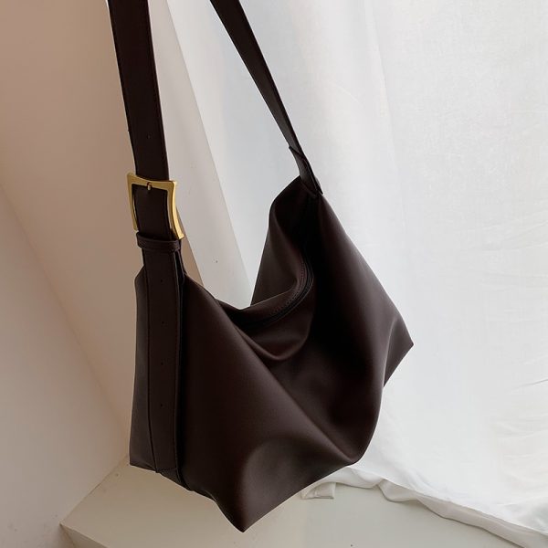 Minimalist Large Capacity Women's Versatile Shoulder Underarm Bag - Trendy Soft Crossbody Bag for 2025 Fashion