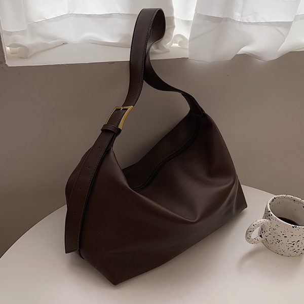 Minimalist Large Capacity Women's Versatile Shoulder Underarm Bag - Trendy Soft Crossbody Bag for 2025 Fashion