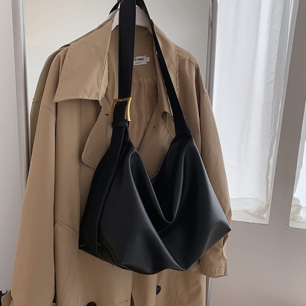 Minimalist Large Capacity Women's Versatile Shoulder Underarm Bag - Trendy Soft Crossbody Bag for 2025 Fashion