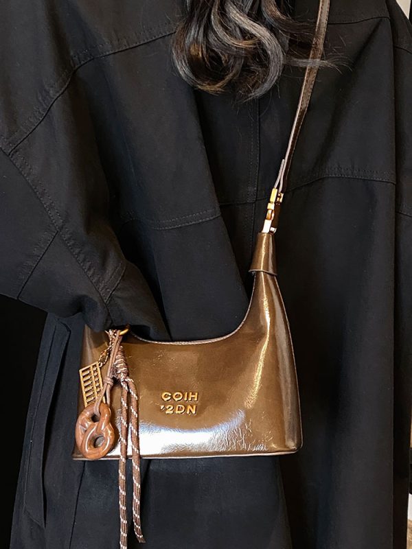 Minimalist Shoulder Bag for Women - 2025 Autumn Winter Korean Style High-End Casual Versatile Crossbody Bag