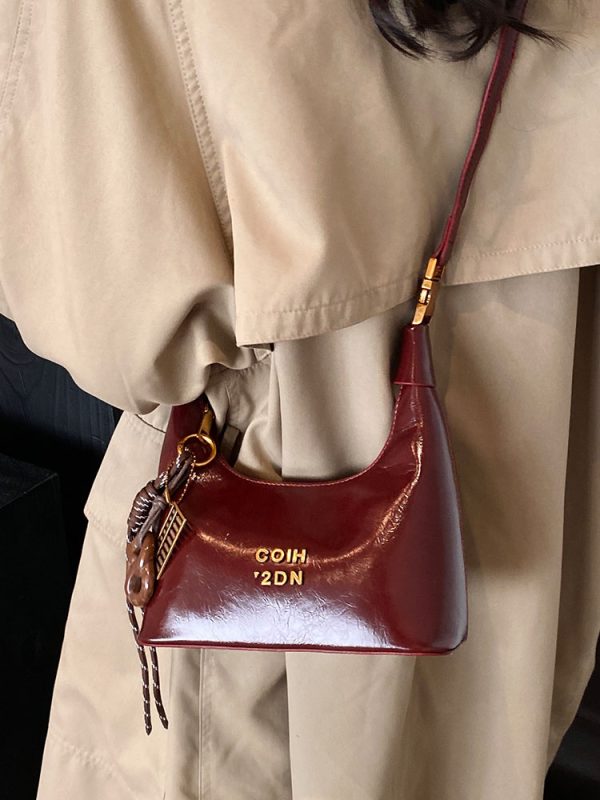 Minimalist Shoulder Bag for Women - 2025 Autumn Winter Korean Style High-End Casual Versatile Crossbody Bag
