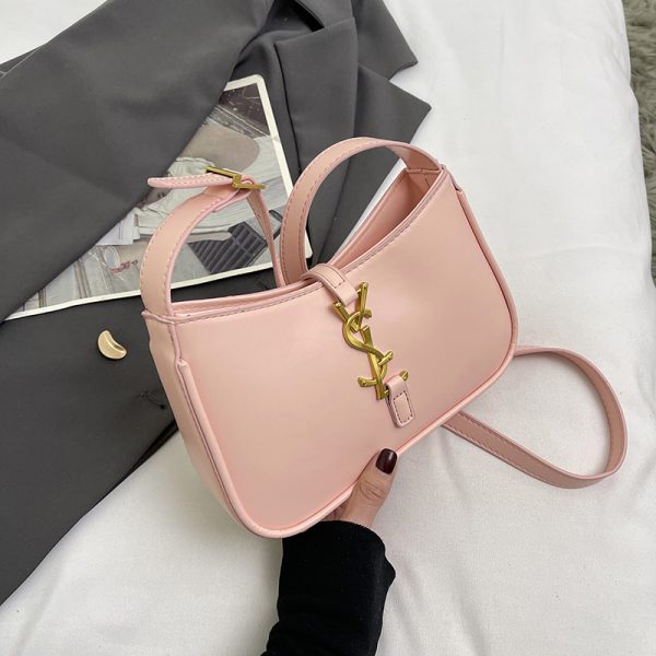 Minimalist Square Shoulder Bag for Women - Spring/Summer 2025 French Fashion, High-End Versatile Design