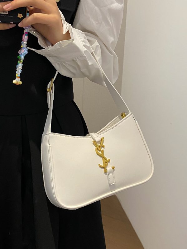 Minimalist Square Shoulder Bag for Women - Spring/Summer 2025 French Fashion, High-End Versatile Design