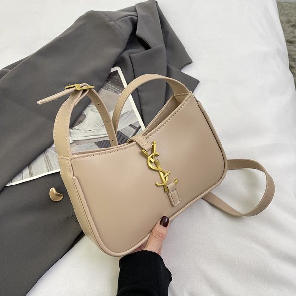 Minimalist Square Shoulder Bag for Women - Spring/Summer 2025 French Fashion, High-End Versatile Design
