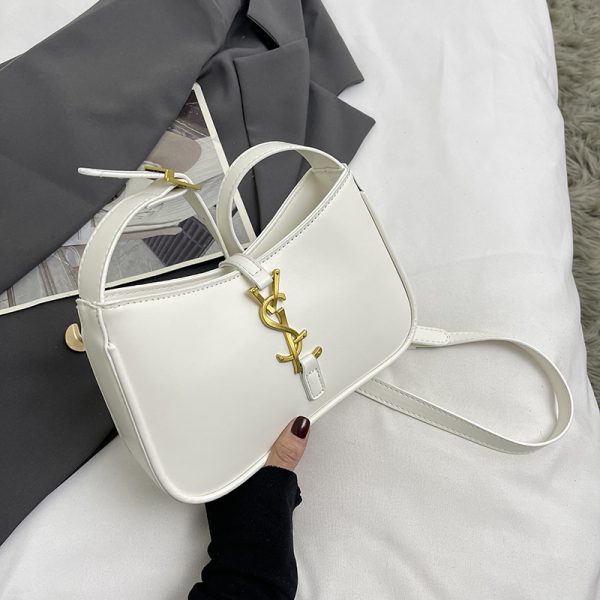 Minimalist Square Shoulder Bag for Women - Spring/Summer 2025 French Fashion, High-End Versatile Design