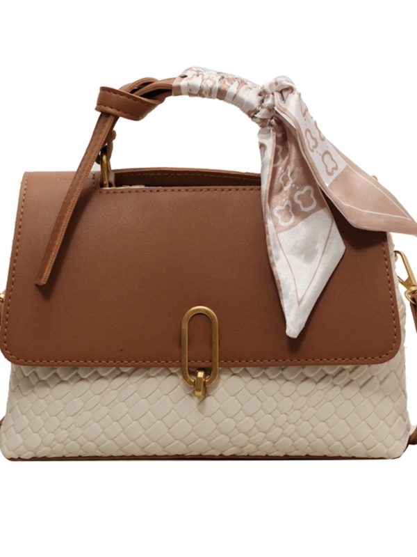 Minimalist Textured Small Square Bag for Women - Trendy Versatile Shoulder Handbag for Autumn and Winter 2025