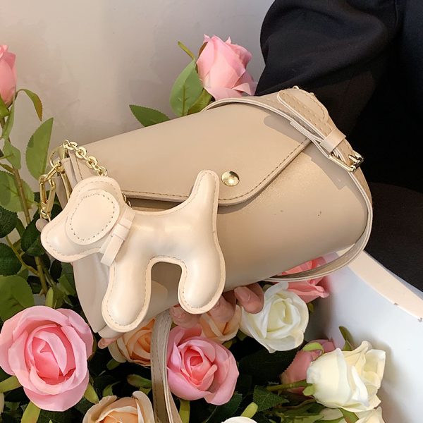 Minimalist Women's Solid Color Small Square Bag - Versatile Casual Shoulder Bag for Spring/Summer 2025