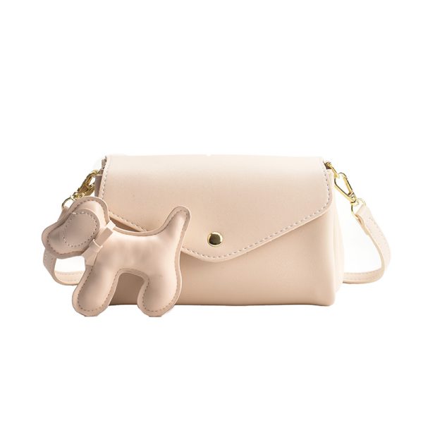 Minimalist Women's Solid Color Small Square Bag - Versatile Casual Shoulder Bag for Spring/Summer 2025