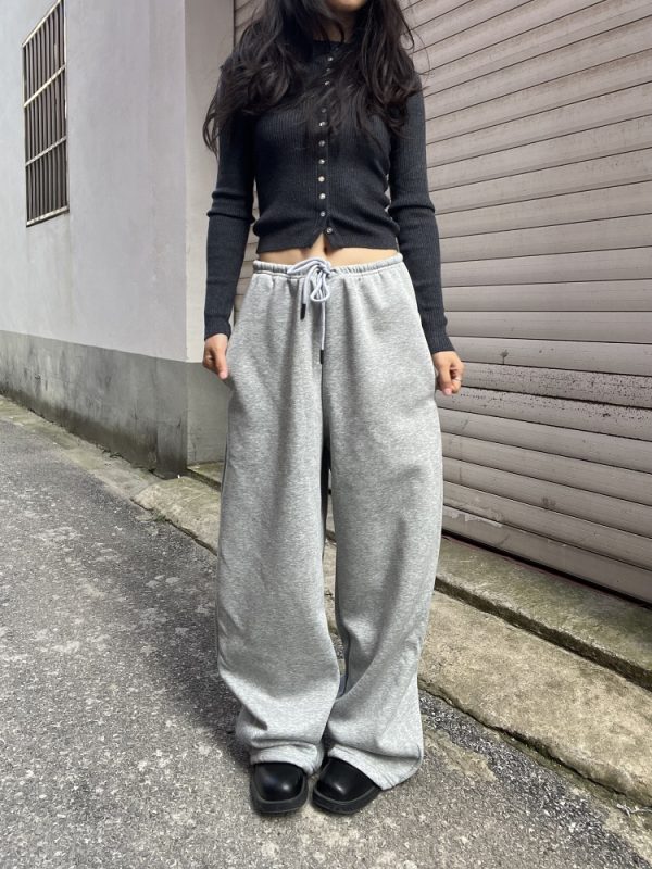 New American Style Unisex Drawstring Sweatpants - Casual Loose Fit Banana Design for Sport and Everyday Wear