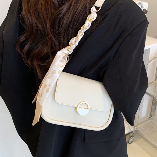 One-Shoulder Underarm Bag for Women - 2025 Spring/Summer Fashion Niche Crossbody Bag, High-End Small Square Design