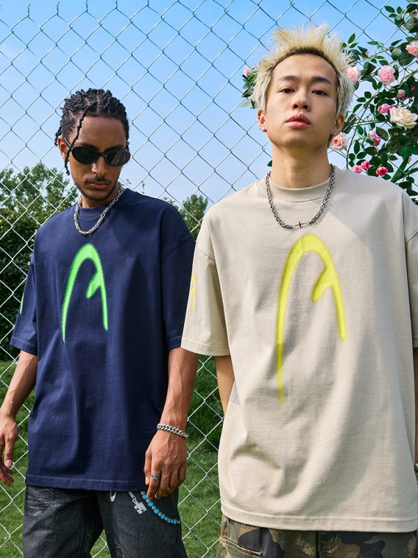 Oversized Hip-Hop Dopamine Letter Short Sleeve T-Shirt - Unisex American Streetwear, 2025 Trend, Casual Urban Style