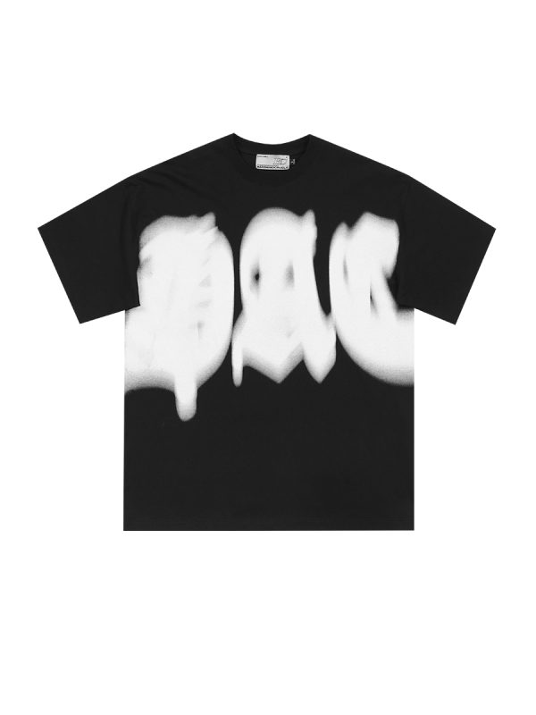 Phantom Gothic Street Style Loose Round Neck Short Sleeve T-Shirt - Trendy Urban Fashion, Y2K Aesthetic, Comfortable Fit