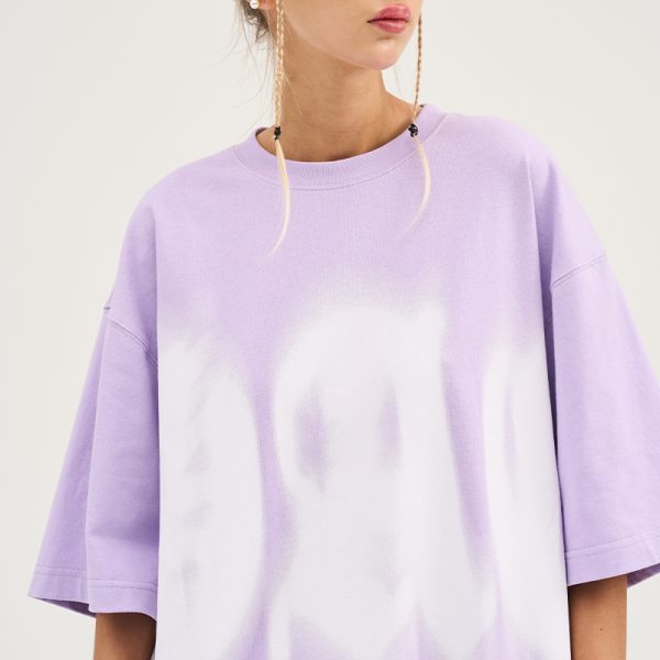 Phantom Gothic Street Style Loose Round Neck Short Sleeve T-Shirt - Trendy Urban Fashion, Y2K Aesthetic, Comfortable Fit