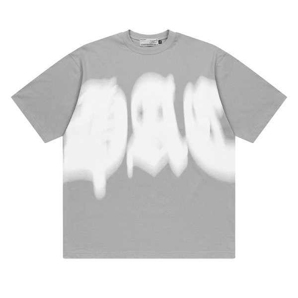 Phantom Gothic Street Style Loose Round Neck Short Sleeve T-Shirt - Trendy Urban Fashion, Y2K Aesthetic, Comfortable Fit