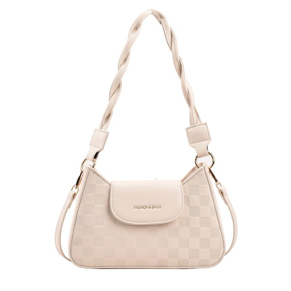 Plaid Retro Niche Shoulder Bag - Spring Summer 2025 Small Square Crossbody Bag for Women - Versatile Y2K Fashion Accessory
