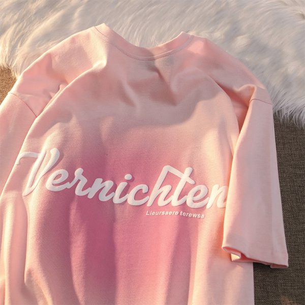 Plus-Size Cotton Short Sleeve T-Shirt for Plus-Size Women, Unisex Oversized Casual Tee with Unique Design