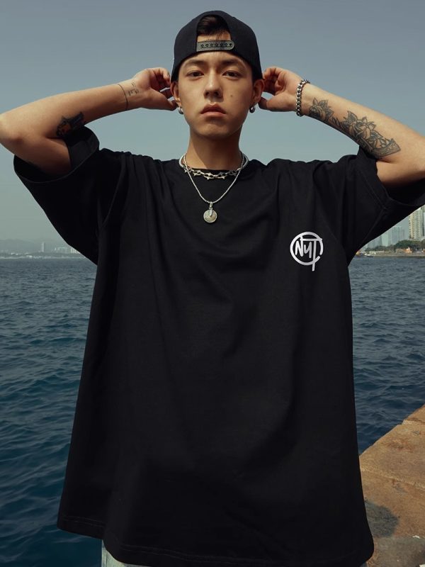 Plus Size Loose Fit Short Sleeve T-Shirt for Men - Trendy Summer Fashion, National Style, Comfortable Big Size Tee