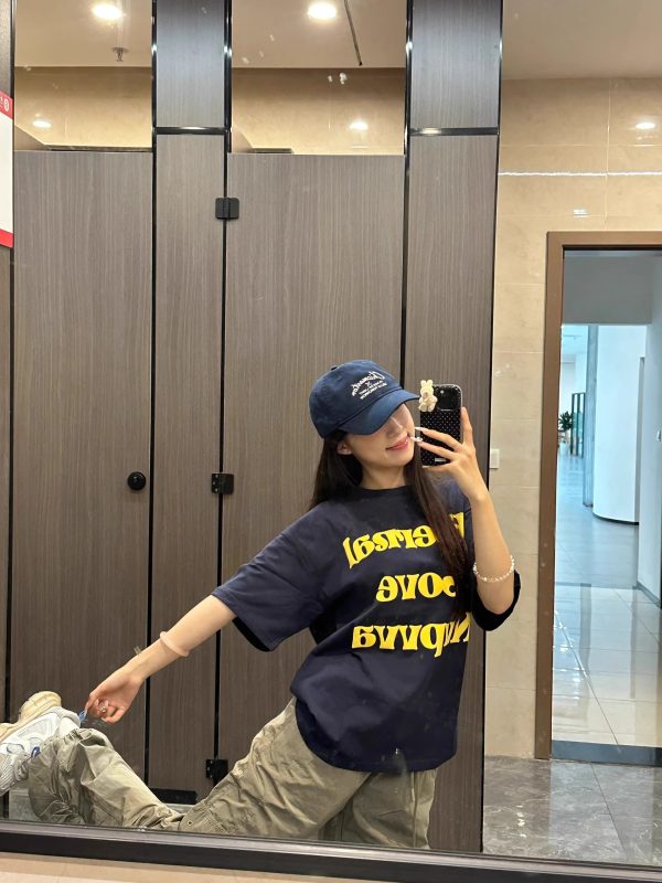 Plus Size Oversized Retro American Style Pure Cotton Short Sleeve T-Shirt for Men and Women - Trendy Hong Kong Chic