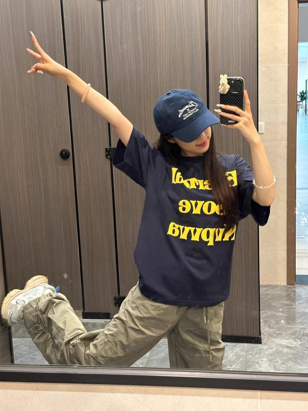 Plus Size Oversized Retro American Style Pure Cotton Short Sleeve T-Shirt for Men and Women - Trendy Hong Kong Chic