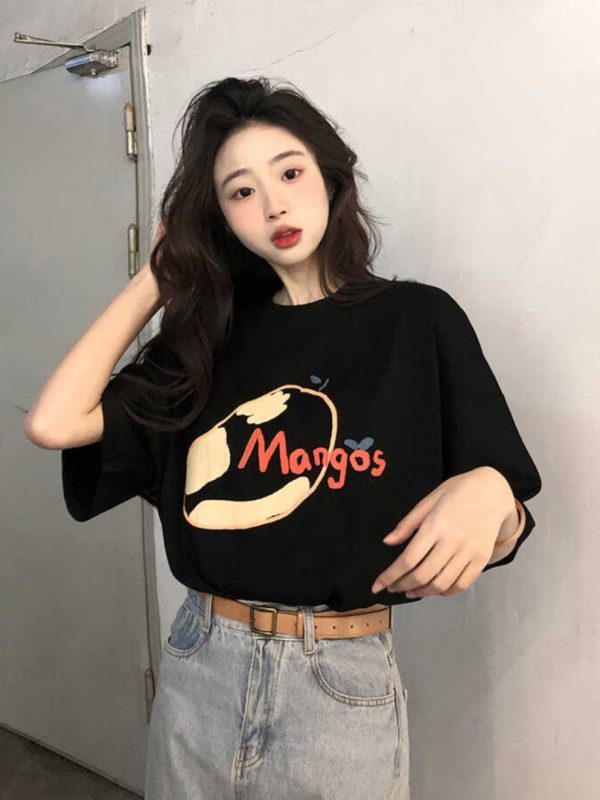 Plus Size Pure Cotton Loose Short Sleeve T-Shirt for Women - Summer 2025 American Style Top, Casual Everyday Wear